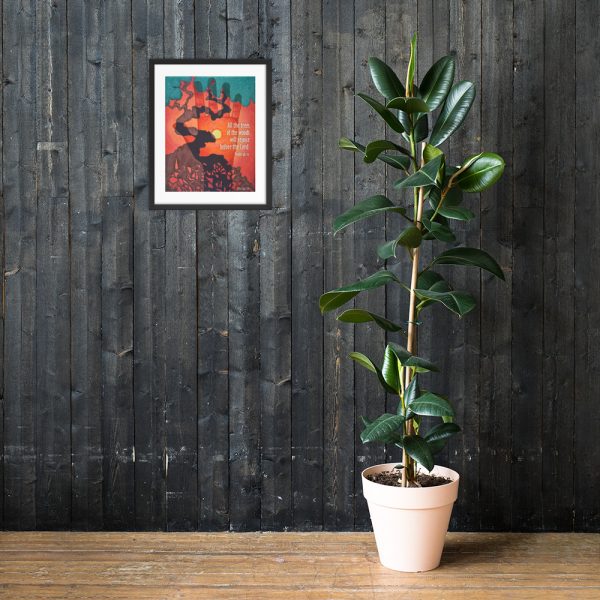 The Trees Will Rejoice -- Framed Poster -- 16"x20" FREE SHIPPING - Image 3